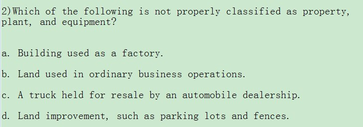 Financial accounting questions, need answer