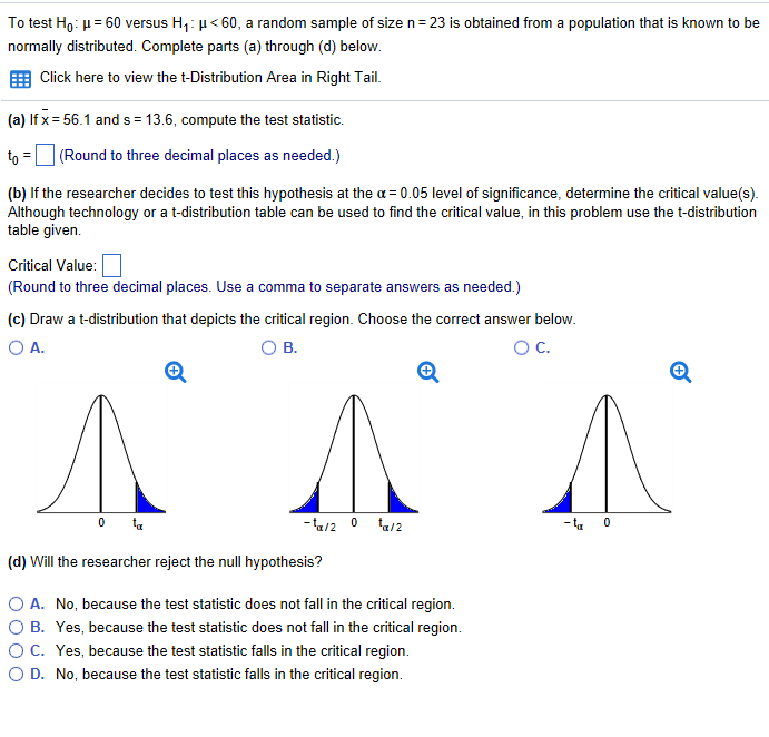 Solved To Test H 0 Mu 60 Versus Mu 60 A Random Sam Chegg Com