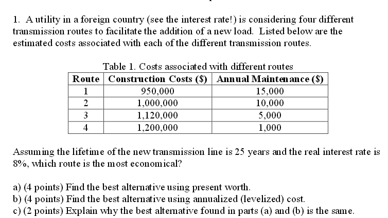How Much Does A New Transmission Cost >> Solved A Utility In A Foreign Country See The Interest R How Much Does A New Transmission Cost >> Solved A Utility In A Foreign Country See The Interest R