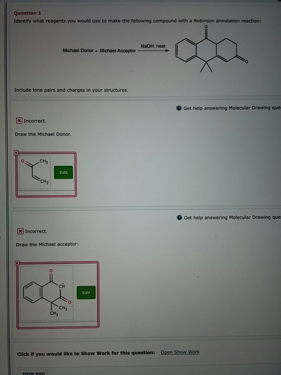 identify question would reagents solved annulation compound robinson following reaction problem been