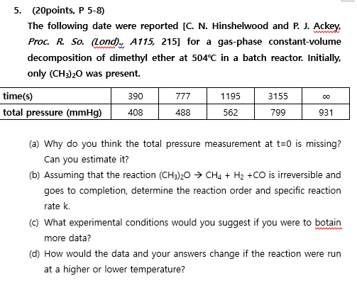 Solved points P 5 8 The Following Date Were Reported Chegg Com