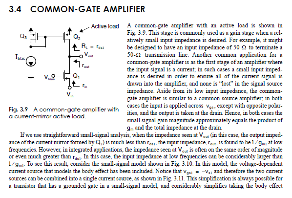 Solved Derive Small Signal Model Of Common Gate Amplifier Chegg Com