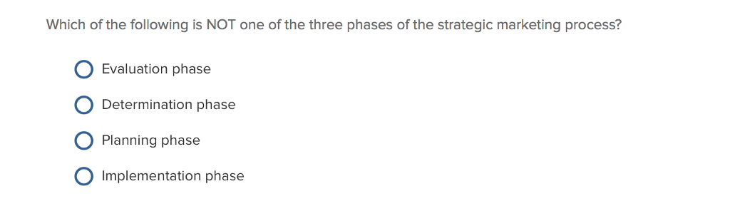 Which of the Following is Not One of the Three Phases of the Strategic Marketing Process? Expert Insights Revealed