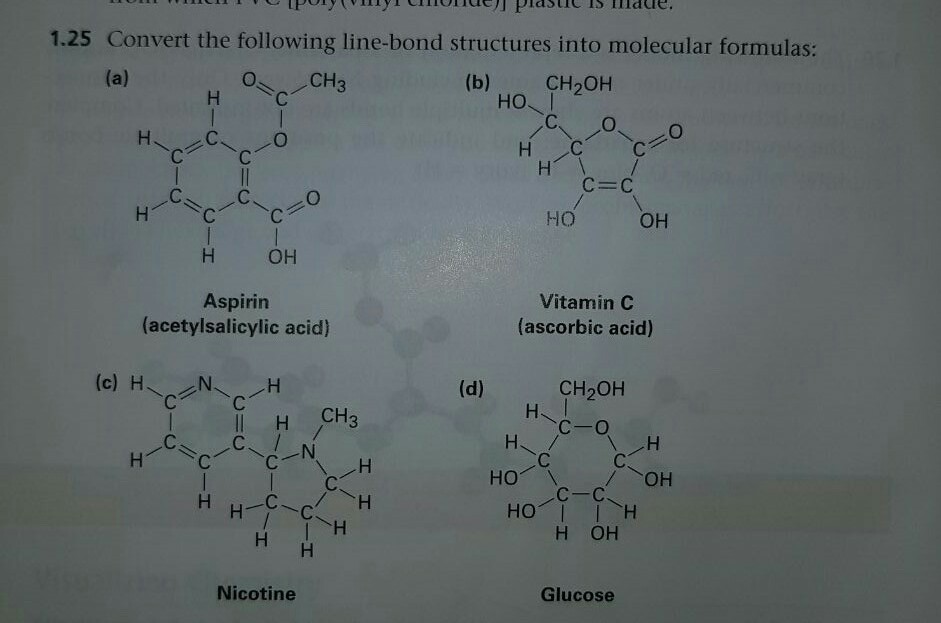 Solved: Following Convert Line-bond In Structures The ... 1.25