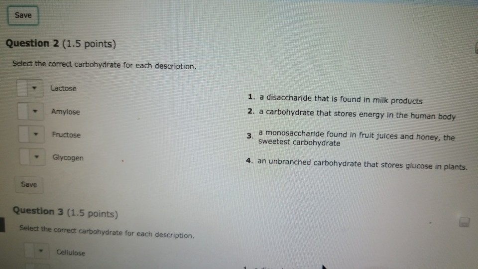 solved correct points question select glycogen fruit problem been