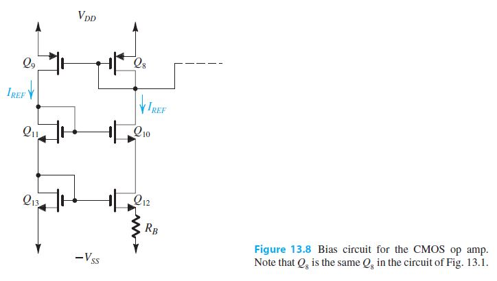 Solved D13 8 Design The Bias Circuit Of Fig 13 8 To Operate Chegg Com