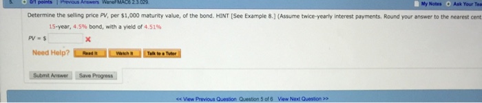 Solved Determine The Selling Price Pv Per 1 000 Maturity Chegg Com