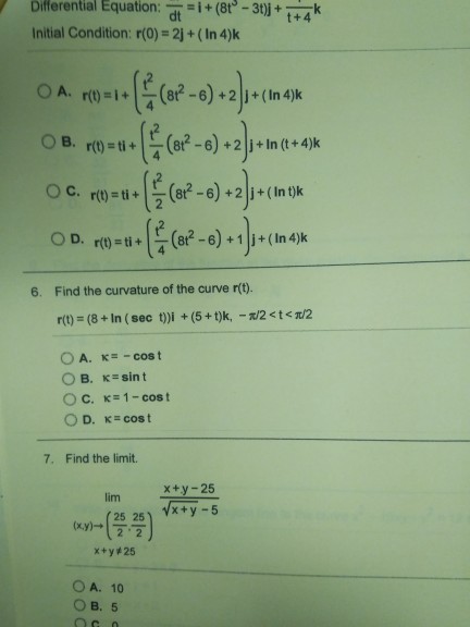 Solved Differential Equation I 8ts 3t 1 Tak Initial Chegg Com
