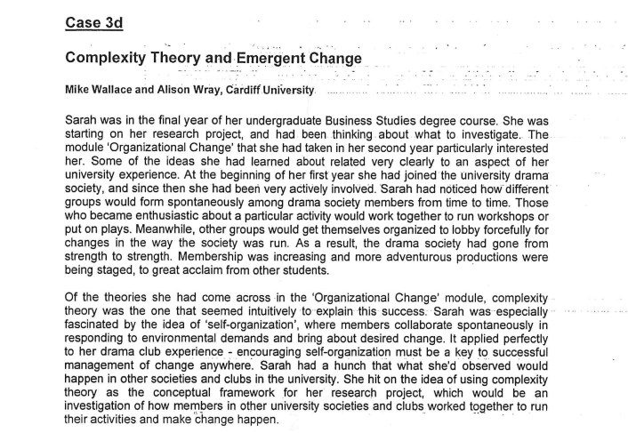 Complexity theory and emergent change case study answers 03 image