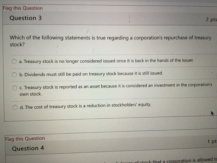Solved Which Of The Following Statements Is True Regardin