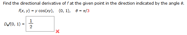 Solved Find The Directional Derivative Of F At The Given