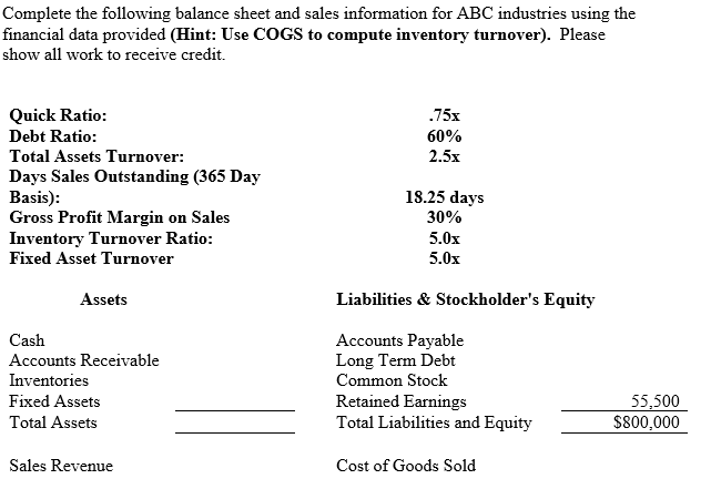 what is the accounts receivable turnover ratio for abc corporation