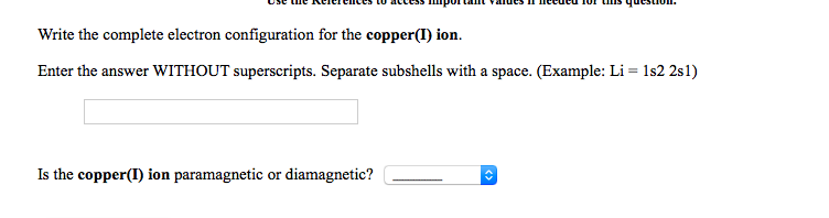 Solved Write The Complete Electron Configuration For The