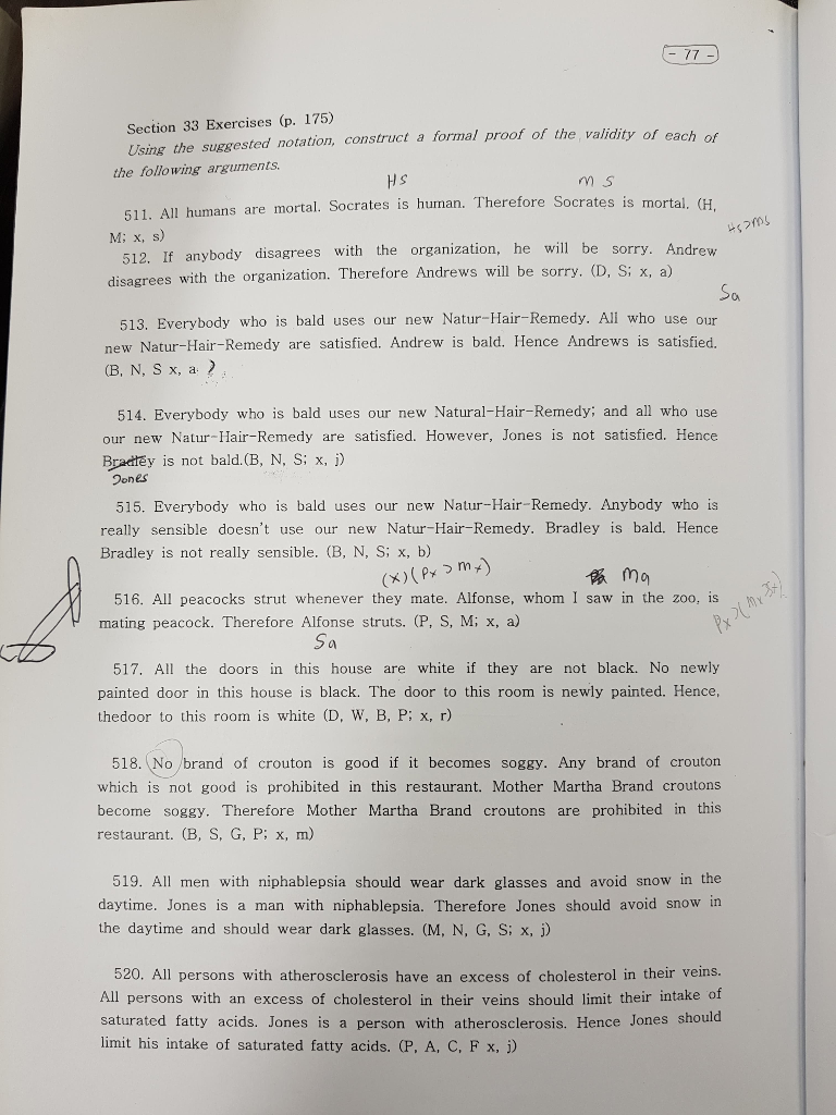 Solved Using The Suggested Notation Construct A Formal P Chegg Com