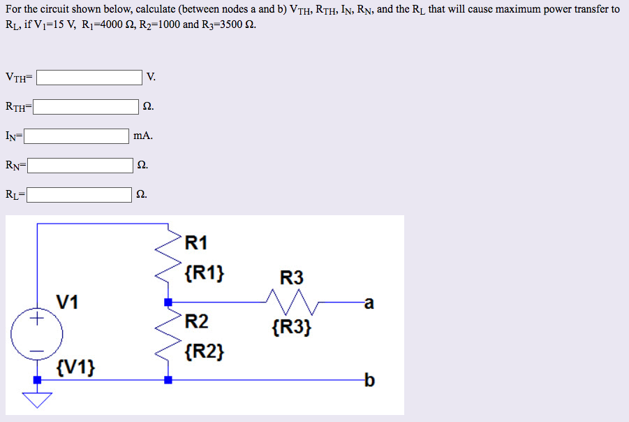 Solved For The Circuit Shown Below Calculate Between Nodes Chegg Com