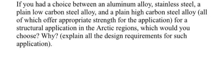 Which is better, high carbon steel or aluminum alloy?