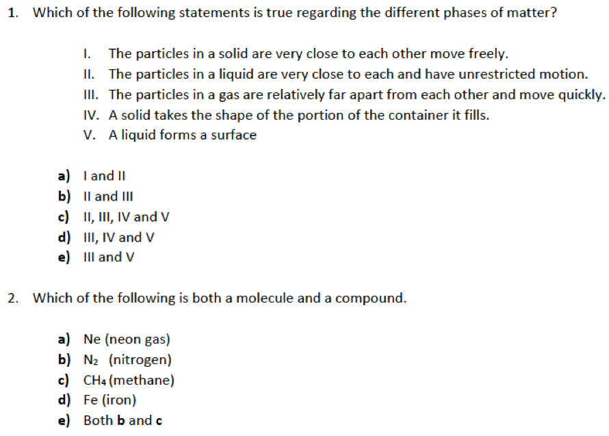 which of the following is true regarding matter cycling