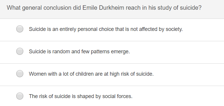 durkheim theory of suicide