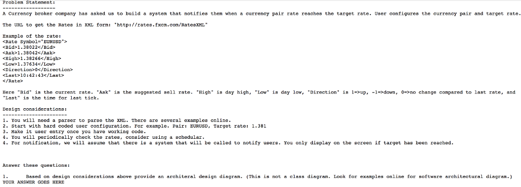 Problem Statenent A Currency Broker Company Has A Chegg Com - 