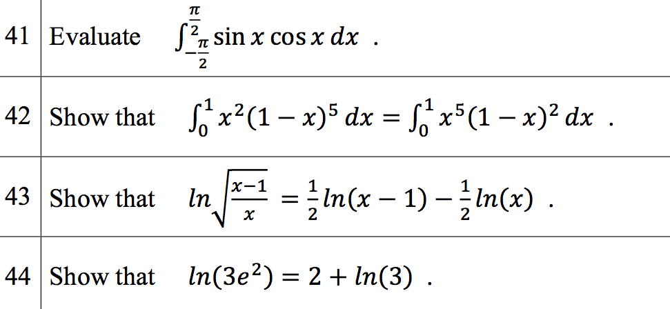 Solved Evaluate Integral Pi 2 Pi 2 Sin X Cos X Dx Show Chegg Com