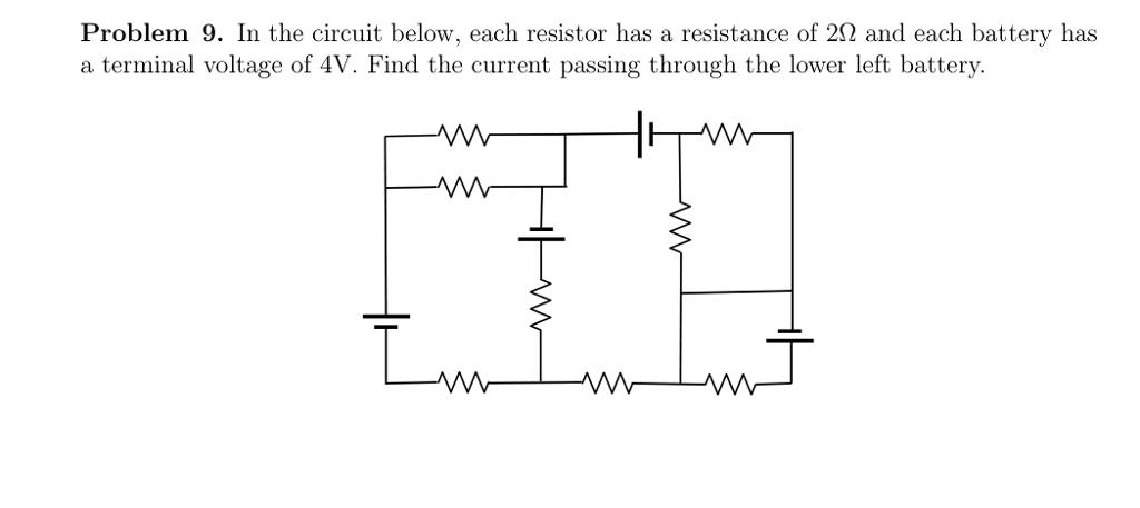 Terminal voltage. Find current via plot of voltage resistor. find out the total resistance rt of a bridge circuit below:.