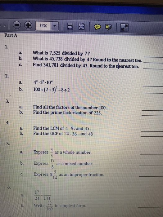 What Is 7 525 Divided By 7 What Is 45 738 Divided Chegg Com