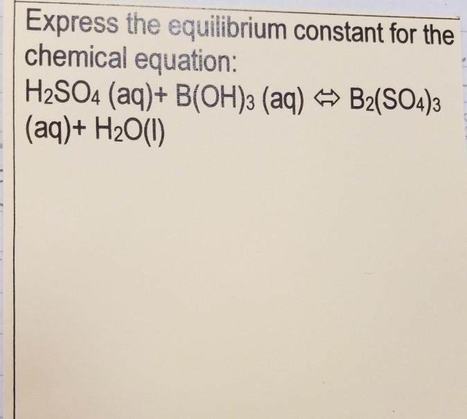 How to Balance H2SO4 + B(OH)3 = B2(SO4)3 + H2O 