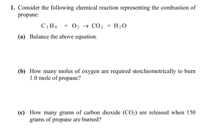 Solved Consider The Following Chemical Reaction Representing | Chegg.com