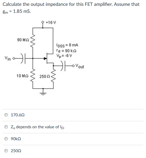 Calculating complex input/ouput impedance for FET in Microwave office