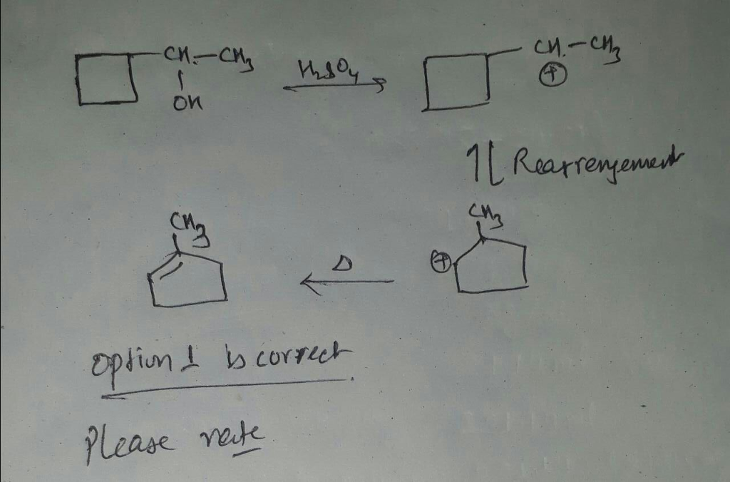 Question & Answer: HO 13) What is the major product of the following reaction? OH heat..... 1