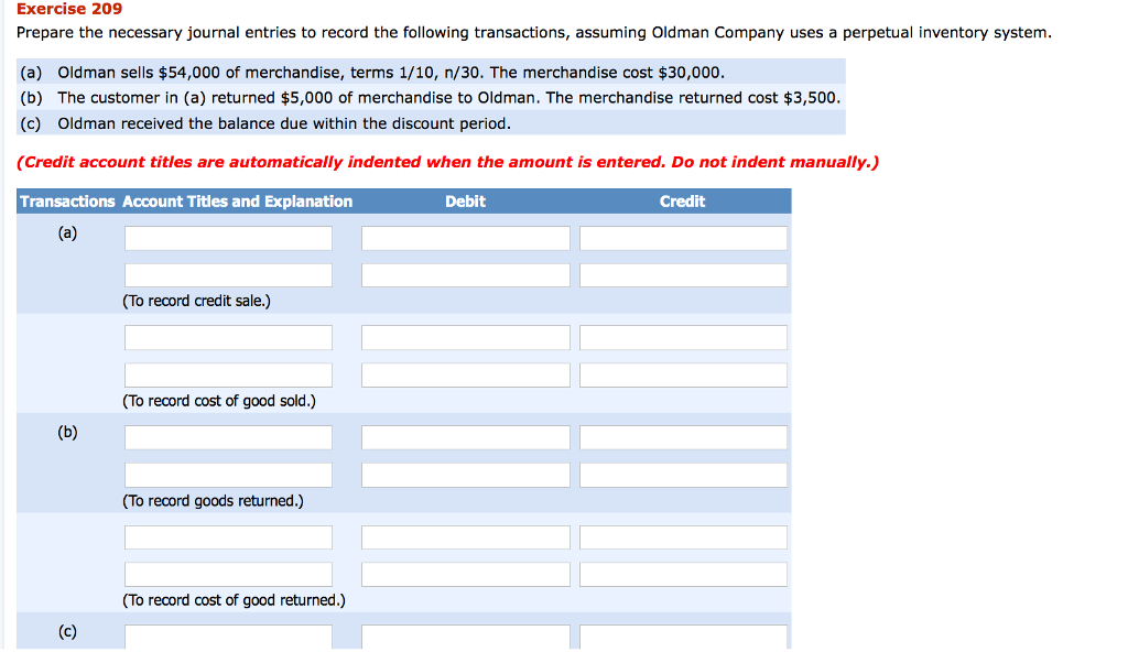 Solved Prepare The Necessary Journal Entries To Record The Chegg Com