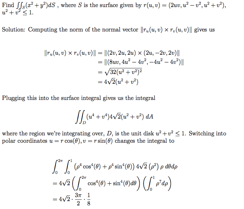 Solved Find Rr S X 2 Y 2 Ds Where S Is The Surface G Chegg Com