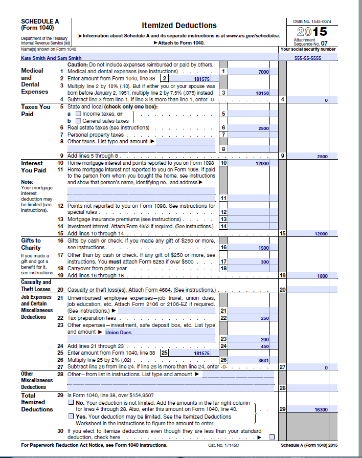 Explain Each Point On The 1040 Form And 1040a Deta