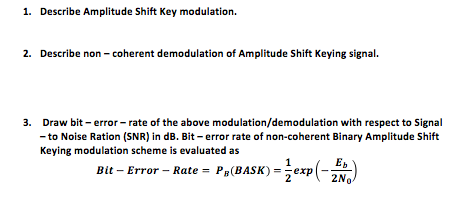 amplitude shift keying
