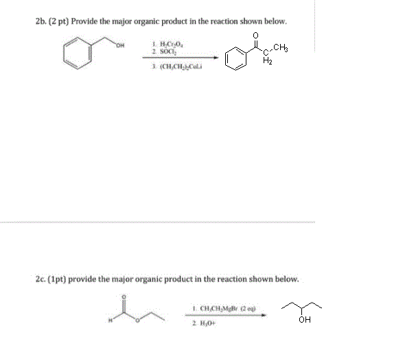 Question & Answer: Provide the major organic product in the reaction shown below. provide the major organic..... 1