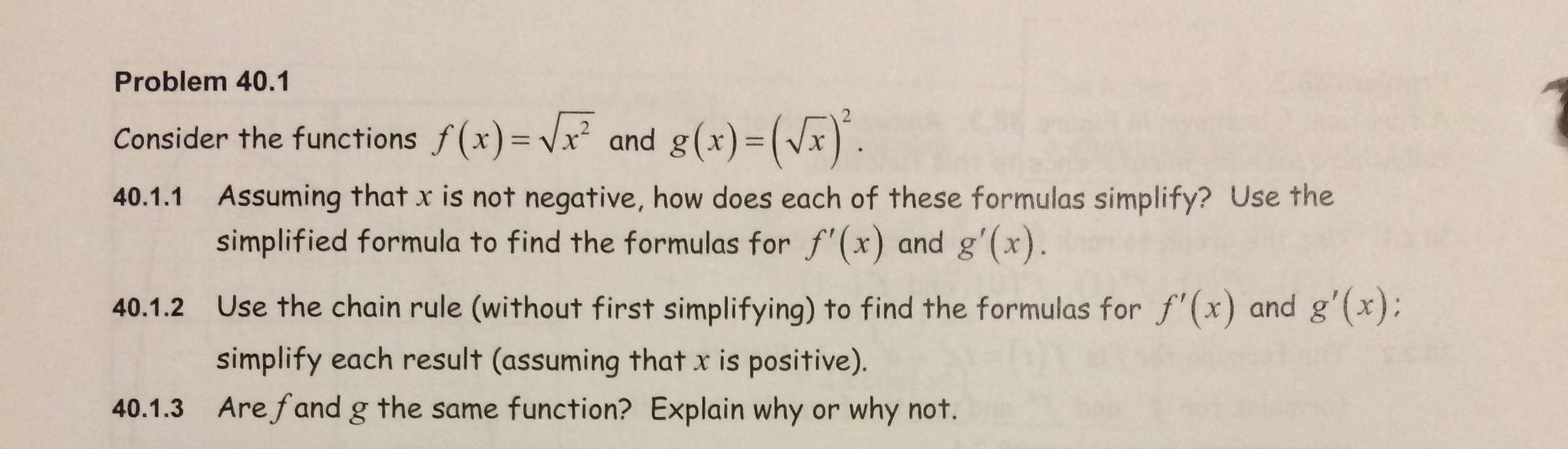 Solved Problem 40 2 So Long As X Falls On The Interval Chegg Com