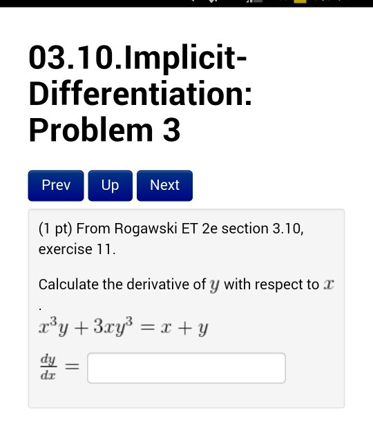 11 implicit differentiation homework image