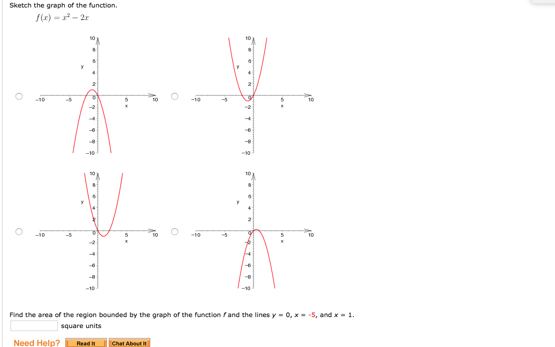 Solved Sketch The Graph Of The Function F X X 2 2x Chegg Com