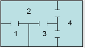 Solved 1 A Rat Is Put Into The Maze Shown Below In Each