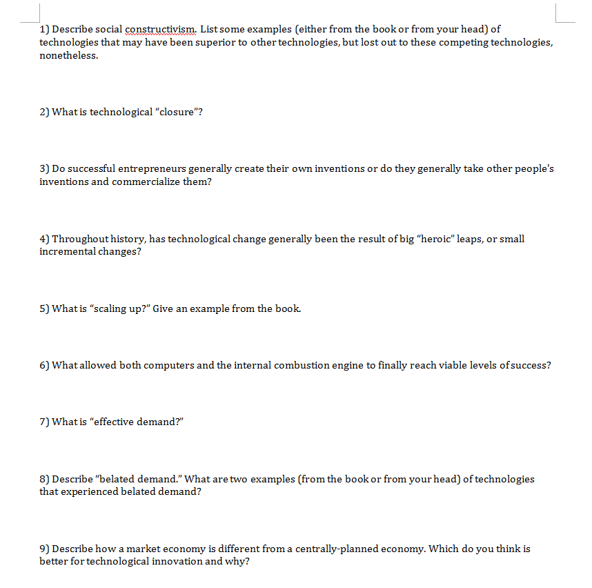 Solved Describe Social Constructivism List Some Examples Chegg Com