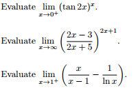 Solved Evaluate Lim X 0 Tan 2x X Evaluate Limx 2x Chegg Com