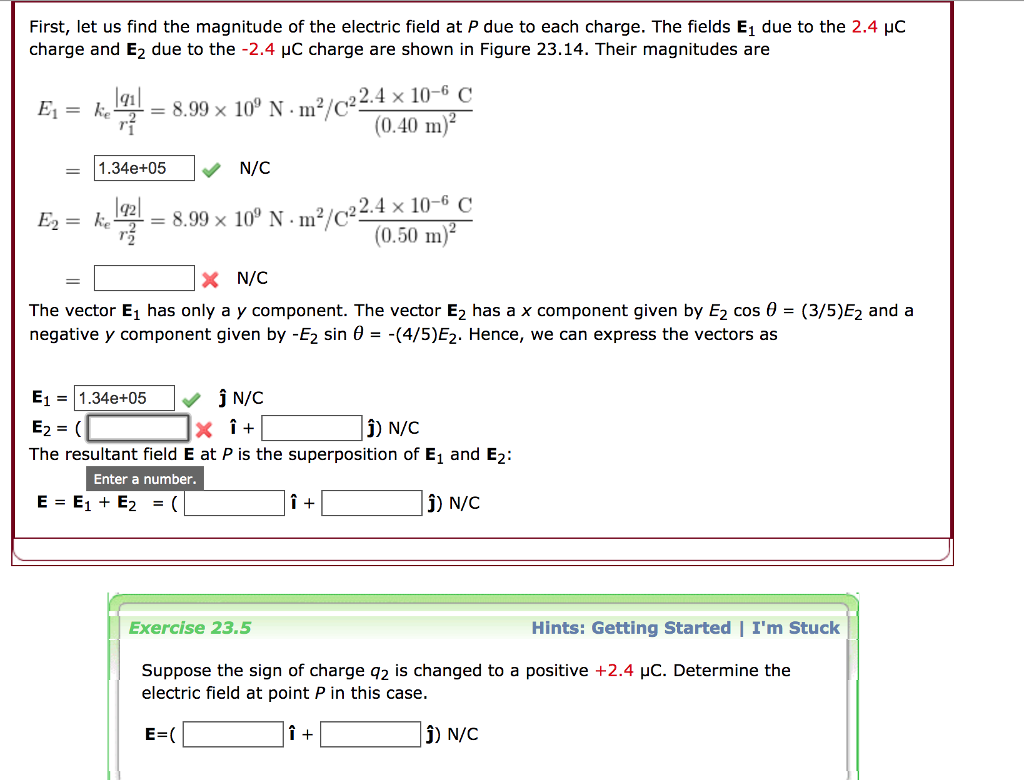 Solved First Let Us Find The Magnitude Of The Electric F Chegg Com
