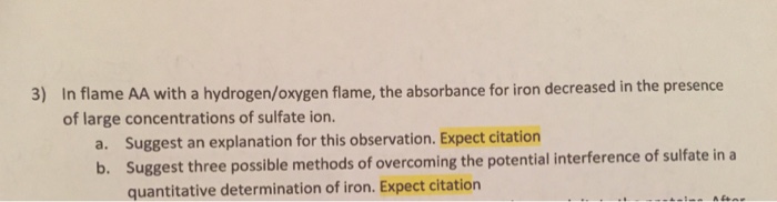 Solved In Flame With A Hydrogen Oxygen Flame The Abso Chegg Com