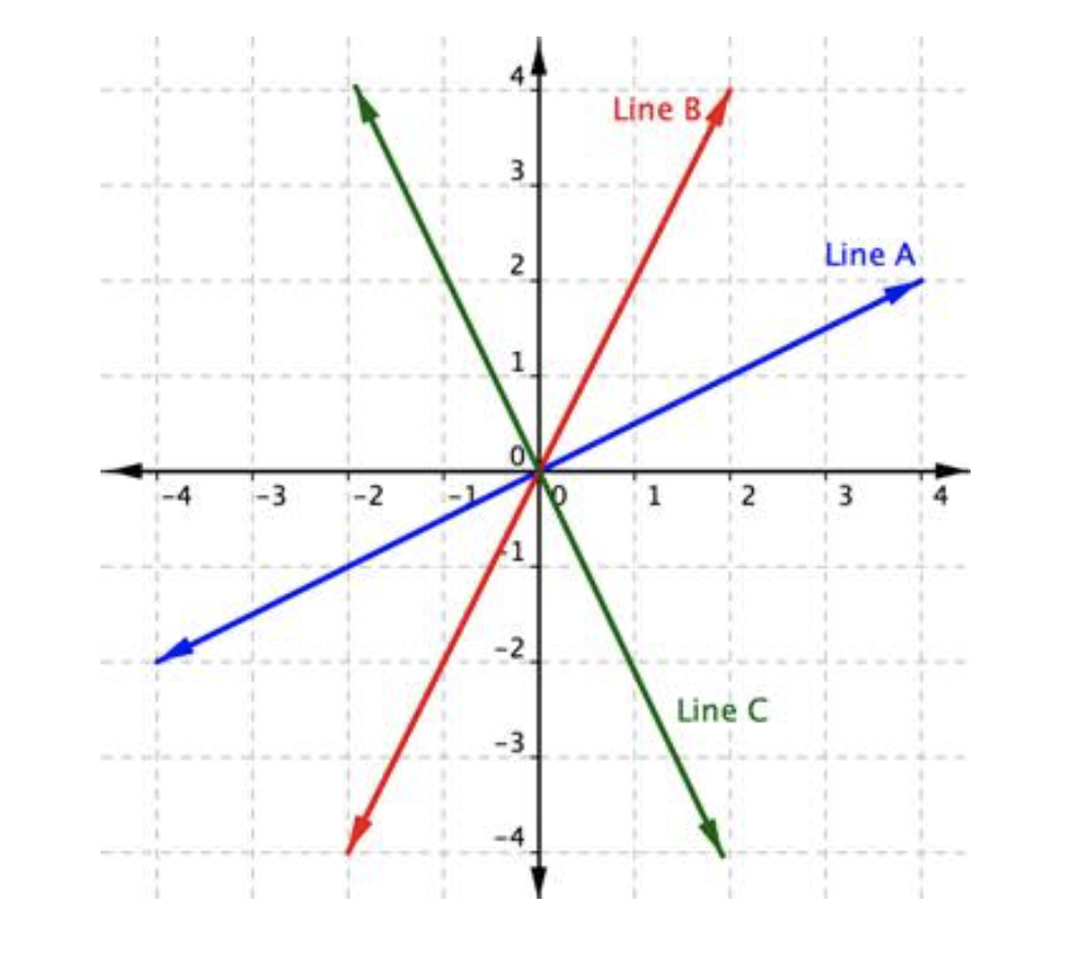 Parallel functions. A^X graph. Different lines.