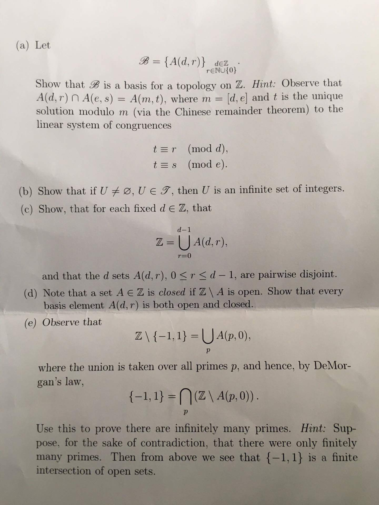 Solved Let X Be A Set And Suppose A And B Are Two Sets S Chegg Com