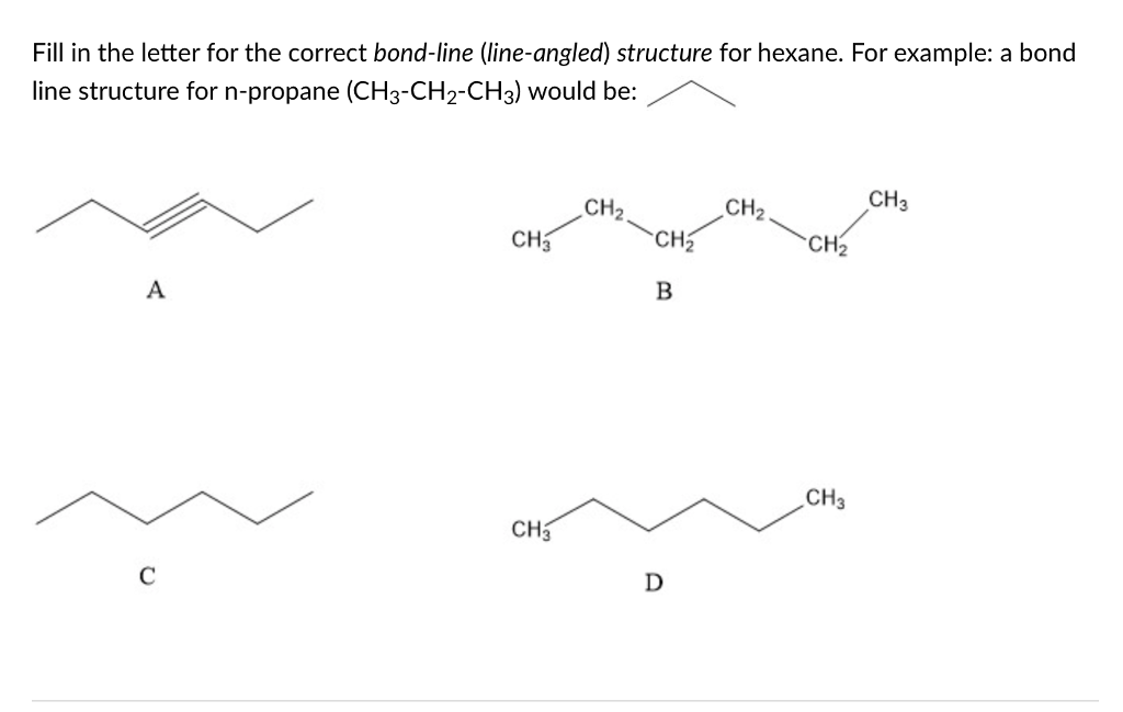 Solved Fill In The Letter For The Correct Bond Line 