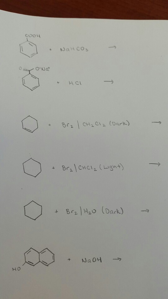 Hcl br2 реакция