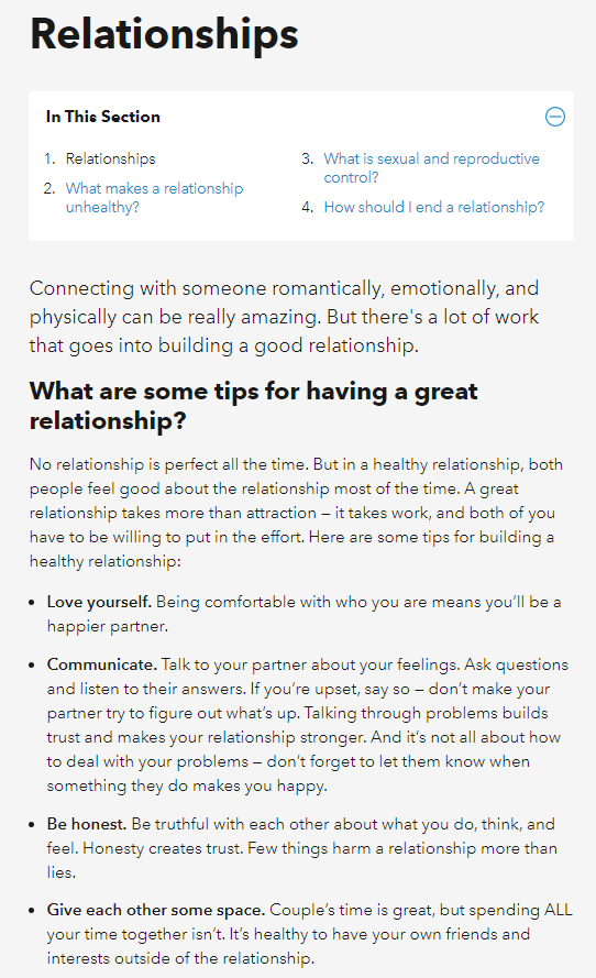 good relationship questions