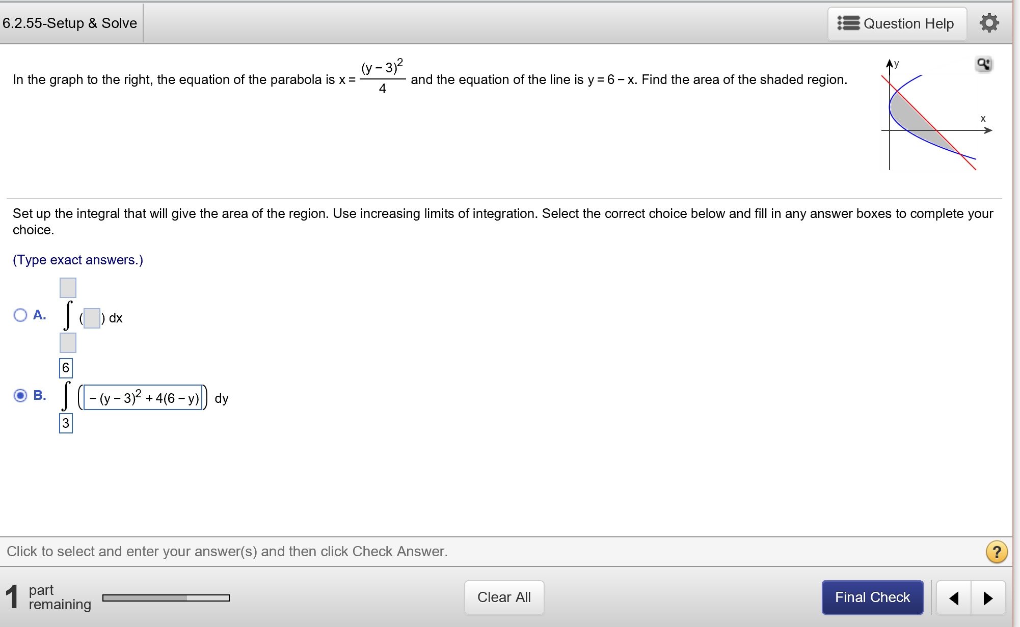 In The Graph To The Right The Equation Of The Chegg Com