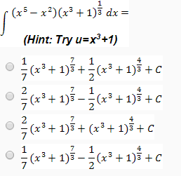 Solved Integral X 5 X 2 X 3 1 1 3 Dx 1 7 X 3 Chegg Com